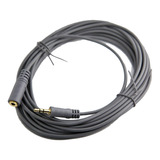 Cable Alargue Auricular Audio 5m Plug 3.5 M/ Hembra Oro Htec