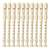 Flauta Yamaha Doce Soprano Barroca Yrs 24 B Kit 10 Flautas