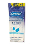 Pasta Dental Oral-b 3d White Mentol Con 4pzs De 480ml