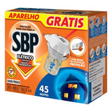 Repelente Elétrico Líquido Sbp 45 Noites Novo Aparelho+refil