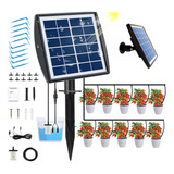 Sistema De Riego Automatico Solar Por Goteo Bateria 2200mah