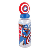 Botella Con Tapa A Rosca Capitán América Marvel Avengers