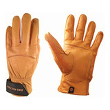 Zero Friction Par De Guantes De Trabajo De Piel Con Ajuste