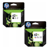 Kit X2 Cartuchos De Tinta Hp 62xl Negro +62xl Tricolor Origi