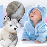 Sofá De Peluche Hu-sky Para Perros, Bonitos Peluches De Lobo