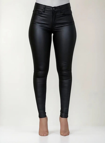 Pack2 Pantalon De Vinipiel Colombiano Negro Y Vino