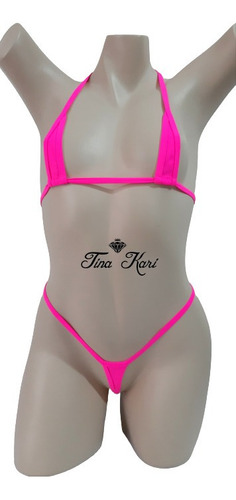 Micro Nano Biquini String Neon Verão Sexy Tina Kari 2020