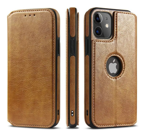 Funda Case For iPhone Tipo Piel Cartera Tarjetero J4a0320