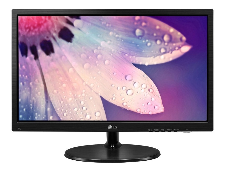 MONITOR LED LG 19 19M38 VGA ULTRA FINO 19M38A VESA NUEVO  NEGRO