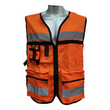 Chaleco Seguridad Industrial Brigadista Reflejante Talla Ch