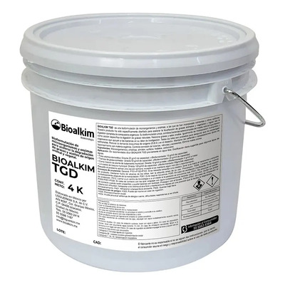 4kg Bioalkim Bacteria Activa Con Enzimas Para Drenajes Fosas Trampas De Grasa, Pozos, Tanques, Sanitarios Crema