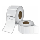 2 Rollos Etiquetas Papel Termico Autoad 50x25 Mm X5000u. 1b