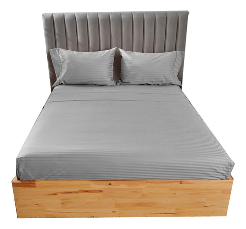 Sabana Ajustable + Funda -cama Semidoble - 120 X 190 X 35-40