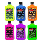 Cola Para Slime Cores Neon Glow Radex Com 500g