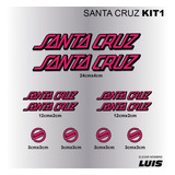 Santa Cruz Kit1 Sticker Calcomania Para Cuadro De Bicicleta