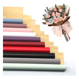 20 Hojas De Papel Coreano Para Ramos Bouquet Floral Bicolor