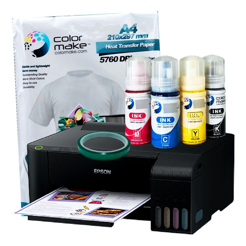 Impresora Epson L1110 Para Sublimación + Insumos Colormake