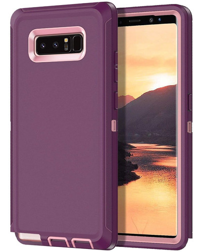 Funda Para Samsung Galaxy Note 8 (color Violeta-rosa)