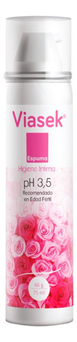 Espuma De Higiene Intima Viasek Ph3.5 X75 Ml