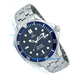 Reloj Omega Seamaster 300m Azul Grande Acero