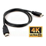 Cable Hdmi 1.8 Metros De Largo 4k Para Tv Y Pc