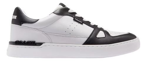 Tenis Coach Court Low De Piel Optical Blanco Original