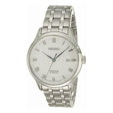 Reloj Seiko Presage Caballero Automatico Srpc79j1 Blanco Con