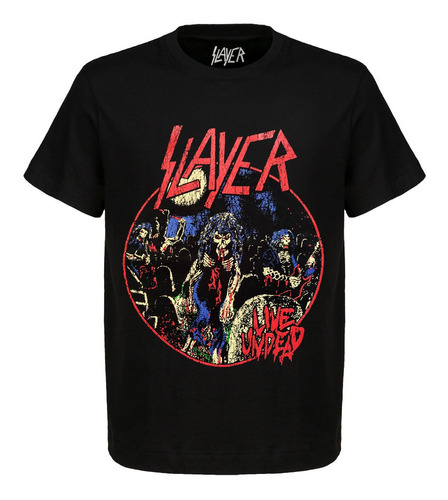 Slayer Live Undead Banda Playera Camiseta Toxic Original