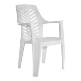 Silla De Plástico Marbella Garden Life Blanca