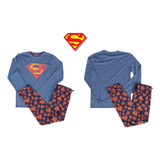 Pijama Hombre Superman Disney Original Tallas S Al Xl