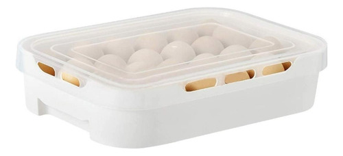 Organizador Para Huevos Canasta X24 Con Tapa