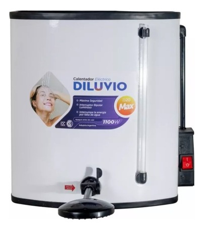 Ducha Eléctrica Calefon 20lt Diluvio Bco Loza D20 Max