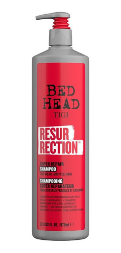 Tigi Bed Head Shampoo Resurrection Reparador 970ml