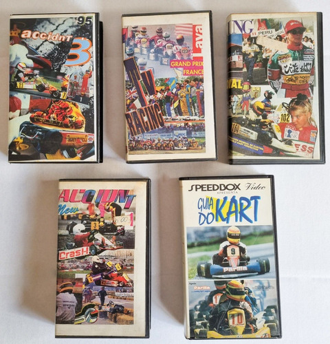 Lote 5 Fitas Vhs Originais - Kart  *estado  De Novas*