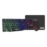 Kit Gamer 3 Em 1. Teclado, Mouse E Mousepad