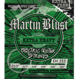 Cuerdas 013 Guitarra Eléctrica Martin Blust Eh 155