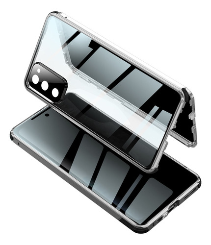 Capa Telefone Vidro Magnético Privacidade Para Samsung S20fe