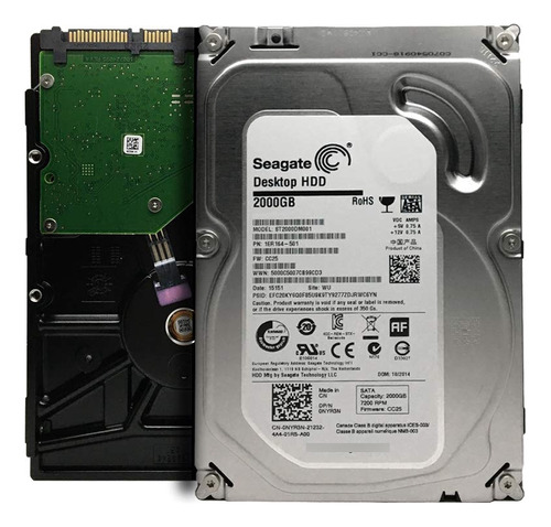 Seagate Barracuda Stdm001 - Disco Duro Interno (2 Tb, 3,5)