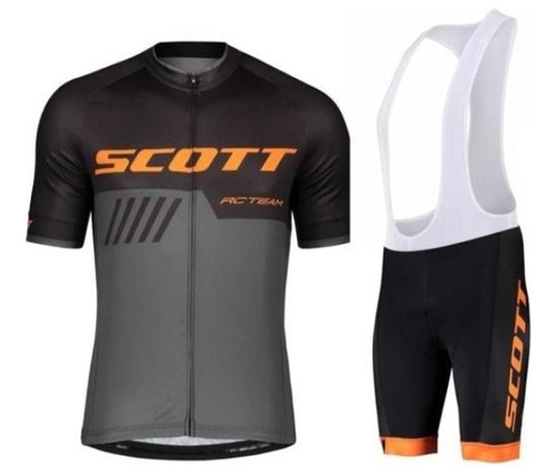 Uniforme Ciclismo Ruta Mtb Scott Badana En Gel Corto