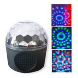 Parlante Proyector Bluetooth Bola Disco Luces Led Fiesta