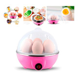 Panela Elétrica Cozedora De Ovos Faz Até 7 Ovos A Vapor Egg Cor Rosa Frequência 350w 110v