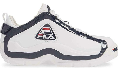 Tenis Fila Grant Hill 2 Low Choclo Blanco Azul 100% Original