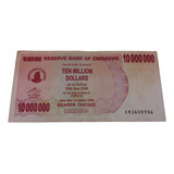 Billetes Zimbabwe 10.000.000