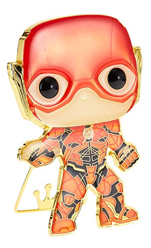 ¡funko Pop! Pin: Dc, Flash Multicolor, 3,75 Pulgadas