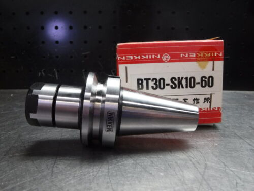 Nikken Bt30 Sk10 Slim Collet Chuck 60mm Projection Bt30- Yyz