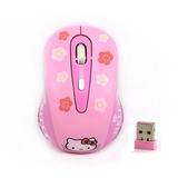 Mouse Inalambrico Diseño Hello Kitty Aaa 3d