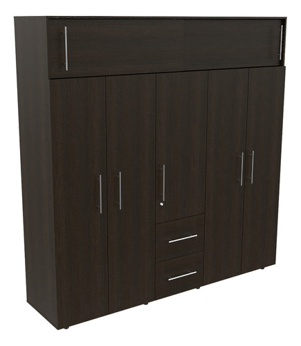 Closet Big Homey  5 Puertas 3 Cajones 200x204x53 Cms