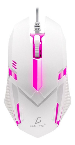 Mouse Óptico Gamer Led Iluminado Ratón Usb Alámbrico Juegos