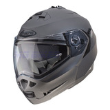 Casco Caberg Duke Matt Gun Rebatible Gris Pinlock Mg Bikes