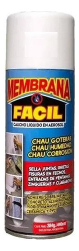 Membrana Facil En Aerosol Caucho Liquido Sellador Blanco